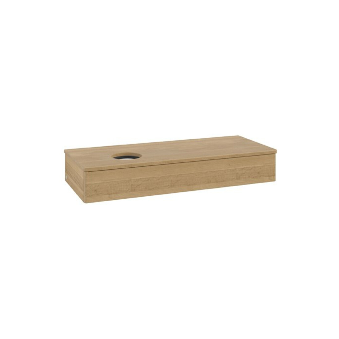 V&B Waschtischunterschrank ohne Frontstruktur Antao 120x19x50cm, WBP-farbe hon. Oa, hon. oak