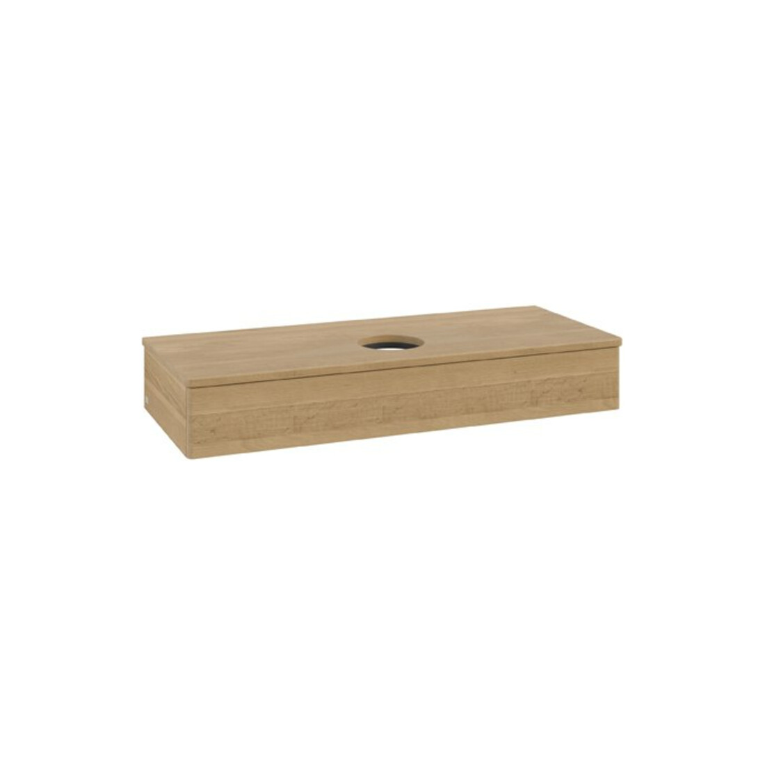 V&B Waschtischunterschrank ohne Frontstruktur Antao 120x19x50cm, WBP-farbe hon. Oa, hon. oak