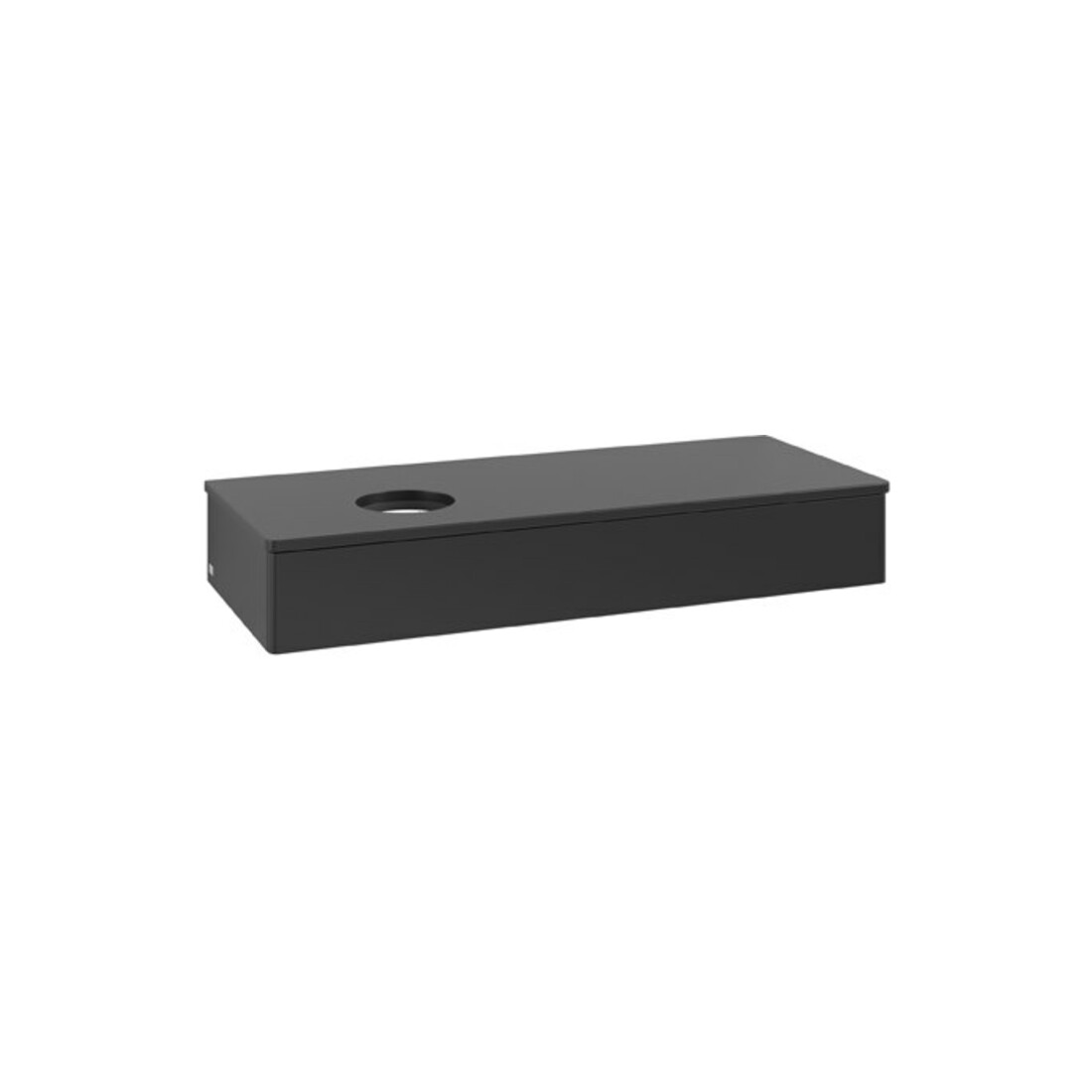 V&B Waschtischunterschrank ohne Frontstruktur Antao 120x19x50cm, WBP-farbe Lac, bla m Lac