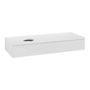 V&B Waschtischunterschrank ohne Frontstruktur Antao 120x19x50cm, WBP-farbe Lac, glo wh. Lac
