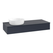 V&B Waschtischunterschrank ohne Frontstruktur Antao 120x19x50cm, WBP-farbe Lac, md bl. m Lac