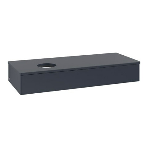 V&B Waschtischunterschrank ohne Frontstruktur Antao 120x19x50cm, WBP-farbe Lac, md bl. m Lac