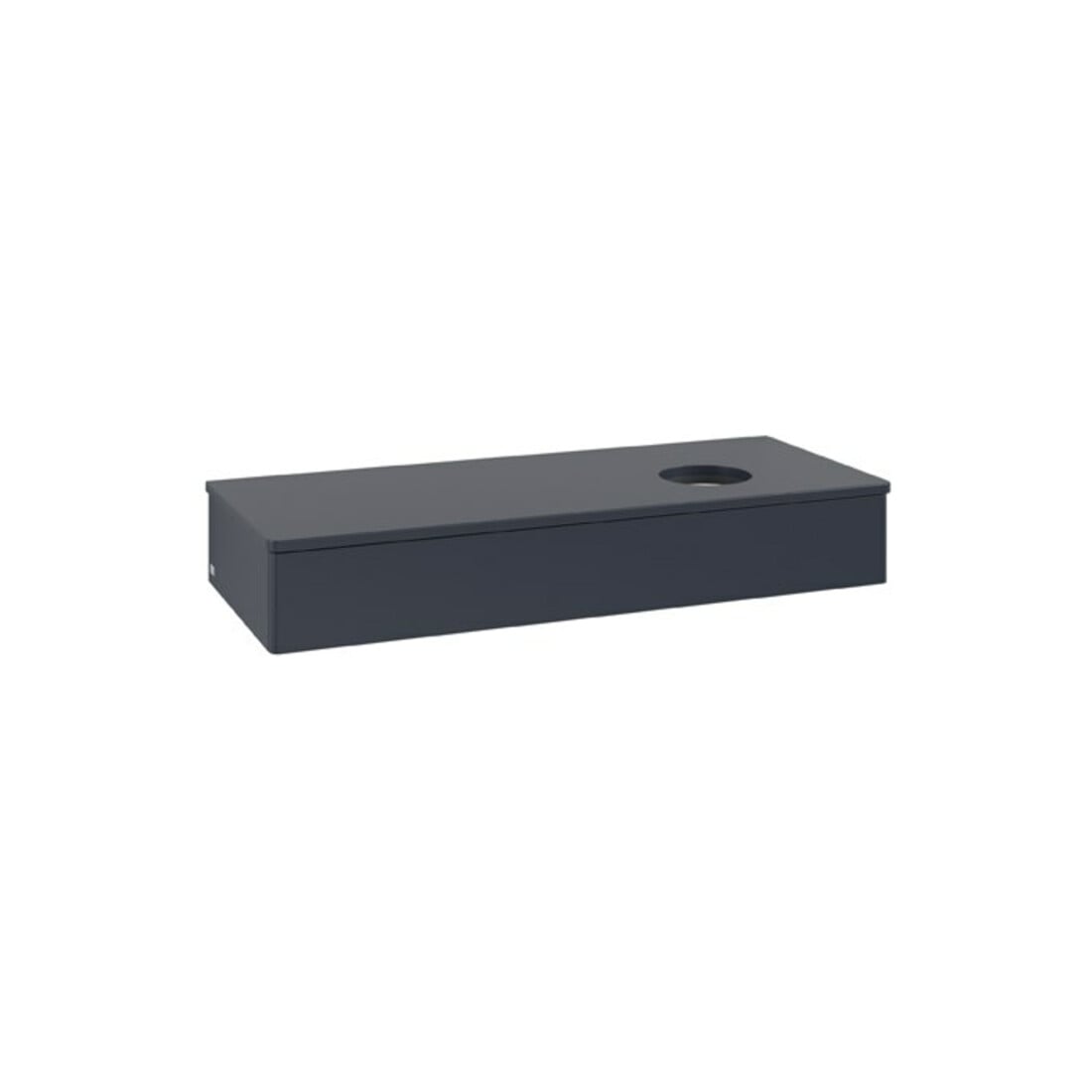 V&B Waschtischunterschrank ohne Frontstruktur Antao 120x19x50cm, WBP-farbe Lac, md bl. m Lac