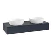 V&B Waschtischunterschrank ohne Frontstruktur Antao 120x19x50cm, WBP-farbe Lac, md bl. m Lac-3