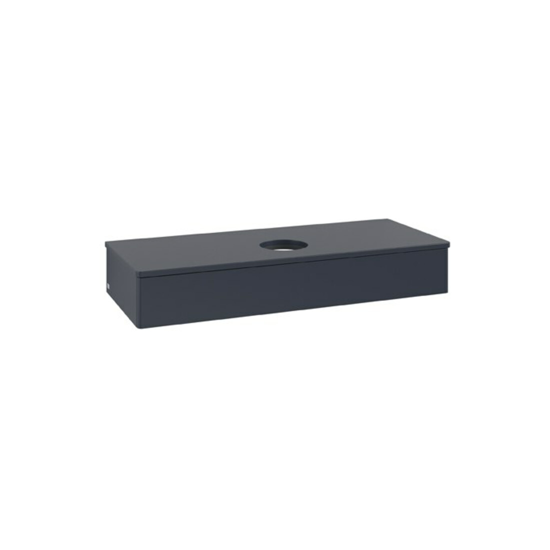 V&B Waschtischunterschrank ohne Frontstruktur Antao 120x19x50cm, WBP-farbe Lac, md bl. m Lac