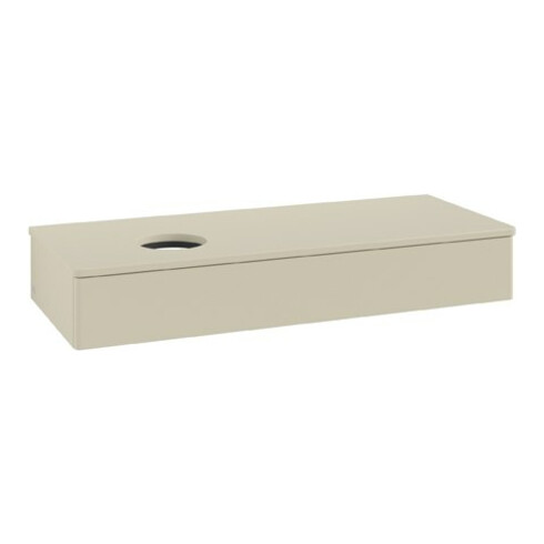V&B Waschtischunterschrank ohne Frontstruktur Antao 120x19x50cm, WBP-farbe Lac, si Gr m Lac