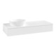 V&B Waschtischunterschrank ohne Frontstruktur Antao 120x19x50cm, WBP-farbe Lac, wh. m Lac-4