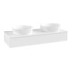 V&B Waschtischunterschrank ohne Frontstruktur Antao 120x19x50cm, WBP-farbe Lac, wh. m Lac-3