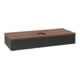 V&B Waschtischunterschrank ohne Frontstruktur Antao 120x19x50cm, WBP-farbe w. wal, bla m Lac-1