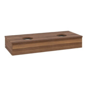 V&B Waschtischunterschrank ohne Frontstruktur Antao 120x19x50cm, WBP-farbe w. wal, w. walnut