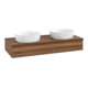 V&B Waschtischunterschrank ohne Frontstruktur Antao 120x19x50cm, WBP-farbe w. wal, w. walnut-3