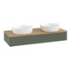 V&B Waschtischunterschrank ohne Frontstruktur Antao 120x19x50cm, WBP hon. Oa, lea gre. m Lac-3