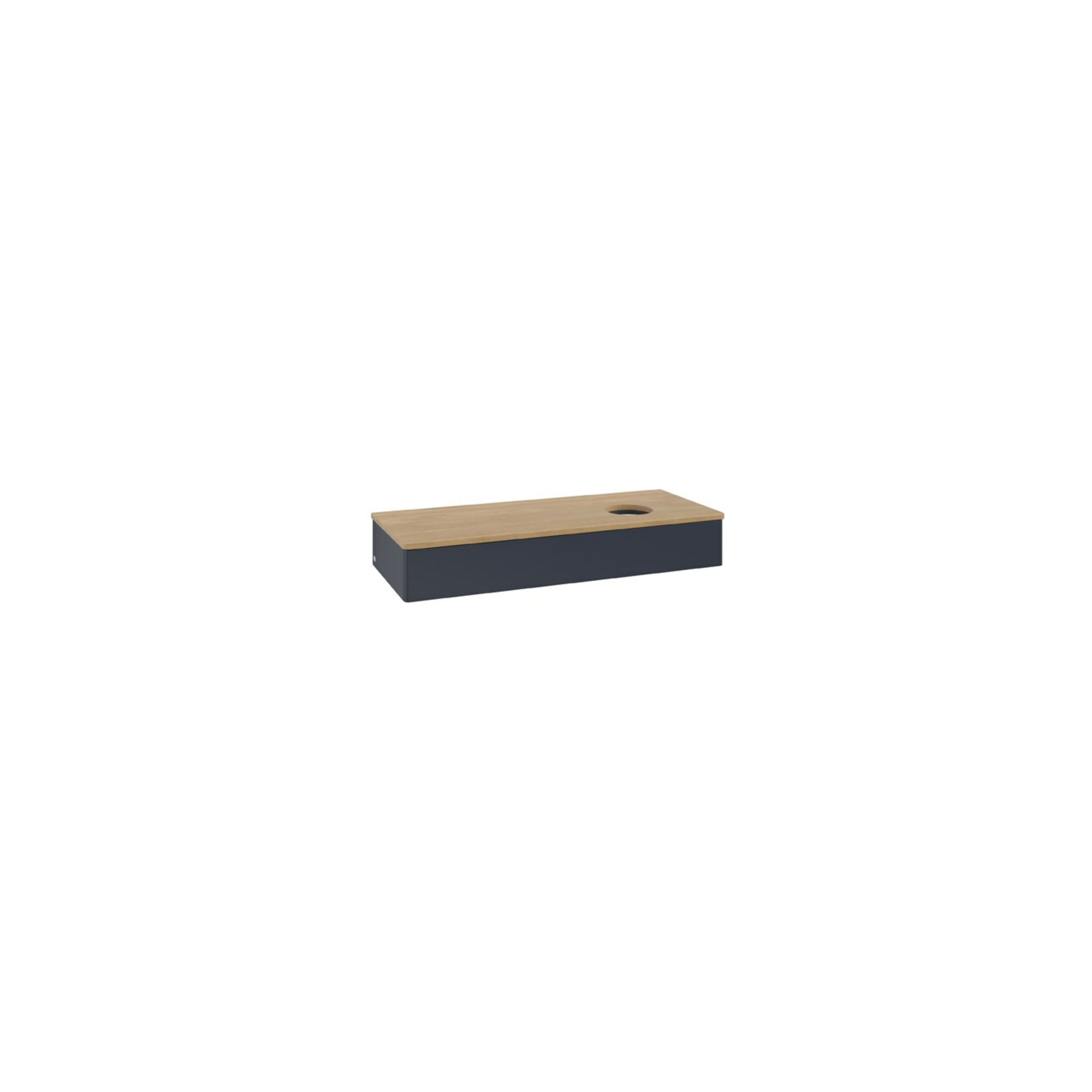 V&B Waschtischunterschrank ohne Frontstruktur Antao 120x19x50cm, WBP hon. Oa, md bl. m Lac ; Villeroy & Boch