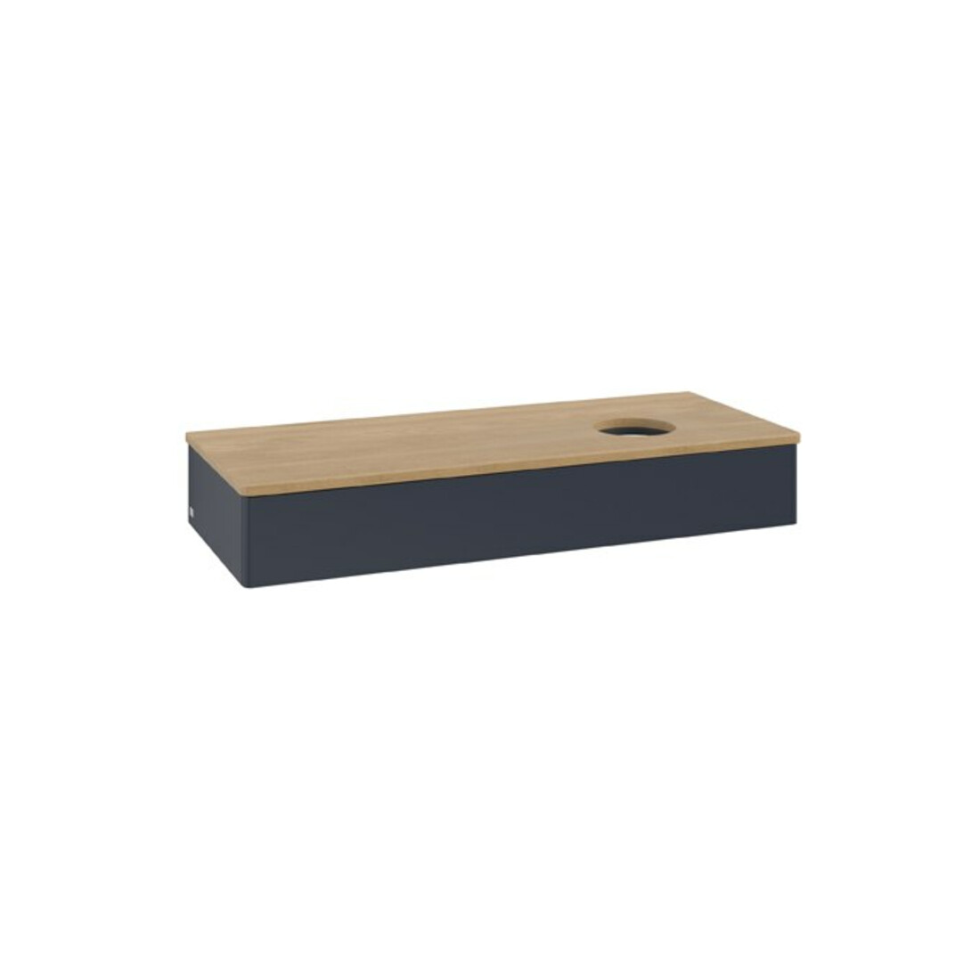 V&B Waschtischunterschrank ohne Frontstruktur Antao 120x19x50cm, WBP hon. Oa, md bl. m Lac