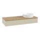 V&B Waschtischunterschrank ohne Frontstruktur Antao 120x19x50cm, WBP hon. Oa, si Gr m Lac-1