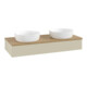 V&B Waschtischunterschrank ohne Frontstruktur Antao 120x19x50cm, WBP hon. Oa, si Gr m Lac-1