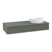 V&B Waschtischunterschrank ohne Frontstruktur Antao 120x19x50cm, WBP Lac, lea gre. m Lac