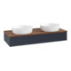 V&B Waschtischunterschrank ohne Frontstruktur Antao 120x19x50cm, WBP w. wal, md bl. m Lac-3