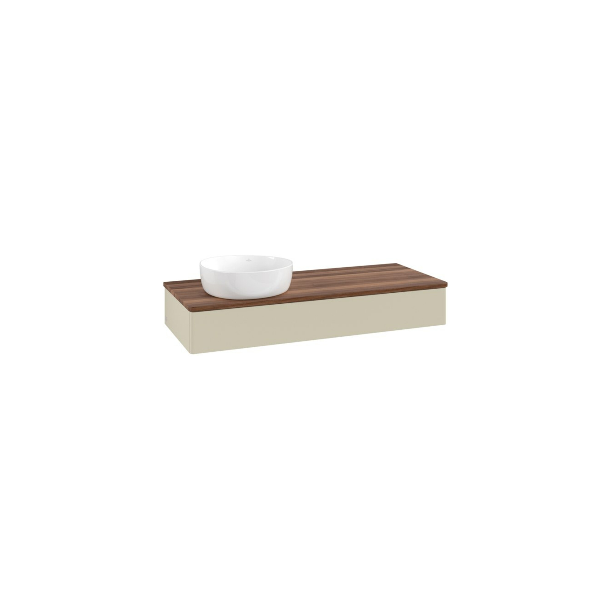 V&B Waschtischunterschrank ohne Frontstruktur Antao 120x19x50cm, WBP w. wal, si Gr m Lac ; Villeroy & Boch