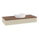 V&B Waschtischunterschrank ohne Frontstruktur Antao 120x19x50cm, WBP w. wal, si Gr m Lac-3