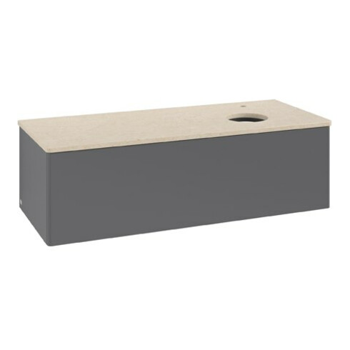 V&B Waschtischunterschrank ohne Frontstruktur Antao 120x36x50cm, HL, WBP botti., A m Lac