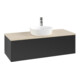 V&B Waschtischunterschrank ohne Frontstruktur Antao 120x36x50cm, HL, WBP botti., bla m Lac-3