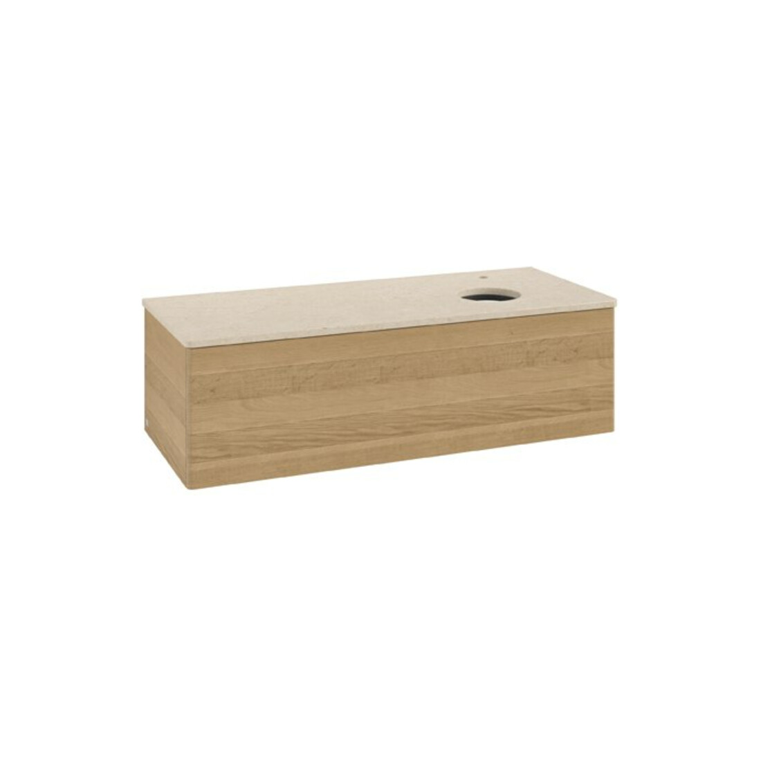 V&B Waschtischunterschrank ohne Frontstruktur Antao 120x36x50cm, HL, WBP botti., hon. Oa