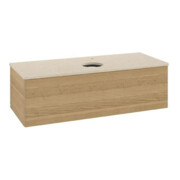 V&B Waschtischunterschrank ohne Frontstruktur Antao 120x36x50cm, HL, WBP botti., hon. Oa