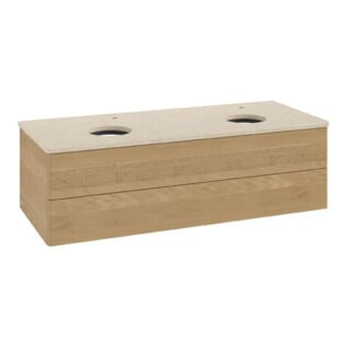 V&B Waschtischunterschrank ohne Frontstruktur Antao 120x36x50cm, HL, WBP botti., hon. Oa