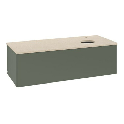 V&B Waschtischunterschrank ohne Frontstruktur Antao 120x36x50cm, HL, WBP botti., le g. m Lac