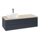 V&B Waschtischunterschrank ohne Frontstruktur Antao 120x36x50cm, HL, WBP botti., md b m Lac-1