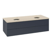 V&B Waschtischunterschrank ohne Frontstruktur Antao 120x36x50cm, HL, WBP botti., md b m Lac