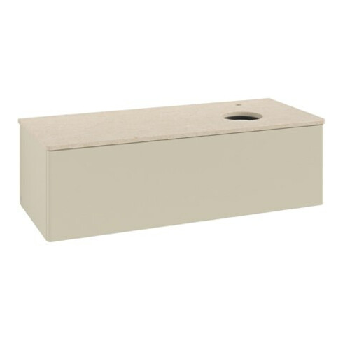 V&B Waschtischunterschrank ohne Frontstruktur Antao 120x36x50cm, HL, WBP botti., si Gr m Lac