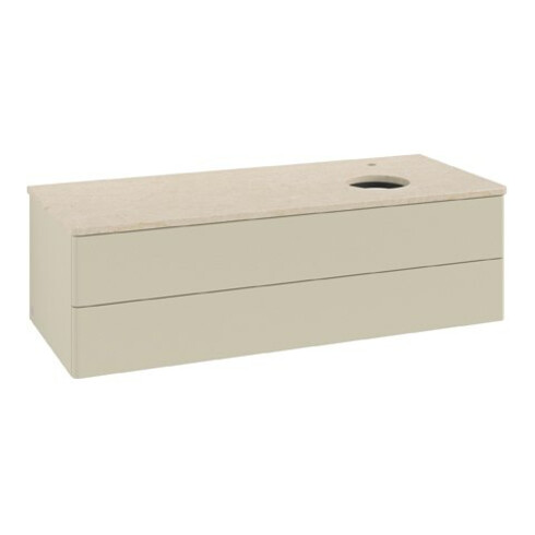 V&B Waschtischunterschrank ohne Frontstruktur Antao 120x36x50cm, HL, WBP botti., si Gr m Lac