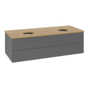 V&B Waschtischunterschrank ohne Frontstruktur Antao 120x36x50cm, HL, WBP hon. Oa, A m Lac