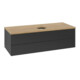 V&B Waschtischunterschrank ohne Frontstruktur Antao 120x36x50cm, HL, WBP hon. Oa, bla m Lac-1