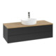 V&B Waschtischunterschrank ohne Frontstruktur Antao 120x36x50cm, HL, WBP hon. Oa, bla m Lac-3