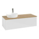 V&B Waschtischunterschrank ohne Frontstruktur Antao 120x36x50cm, HL, WBP hon. Oa, g wh. Lac-1