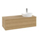 V&B Waschtischunterschrank ohne Frontstruktur Antao 120x36x50cm, HL, WBP hon. Oa, hon. Oa-3