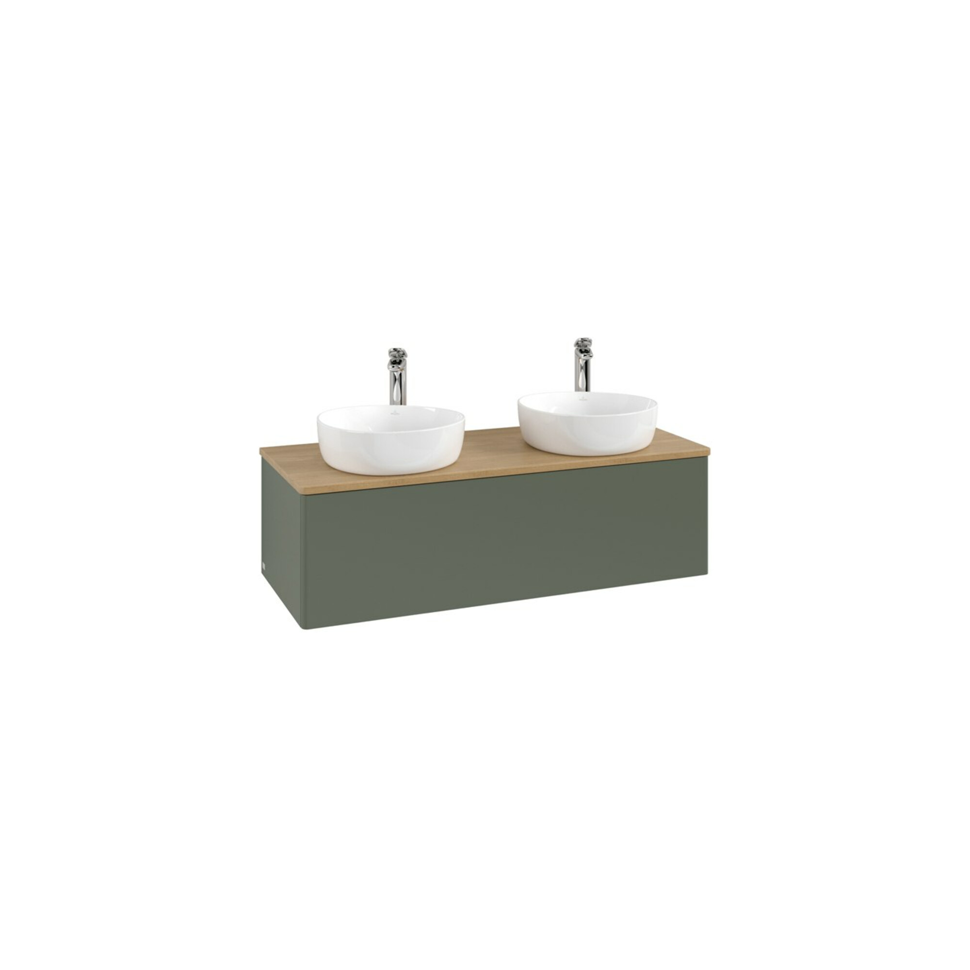 V&B Waschtischunterschrank ohne Frontstruktur Antao 120x36x50cm, HL, WBP hon. Oa, le g. m La ; Villeroy & Boch