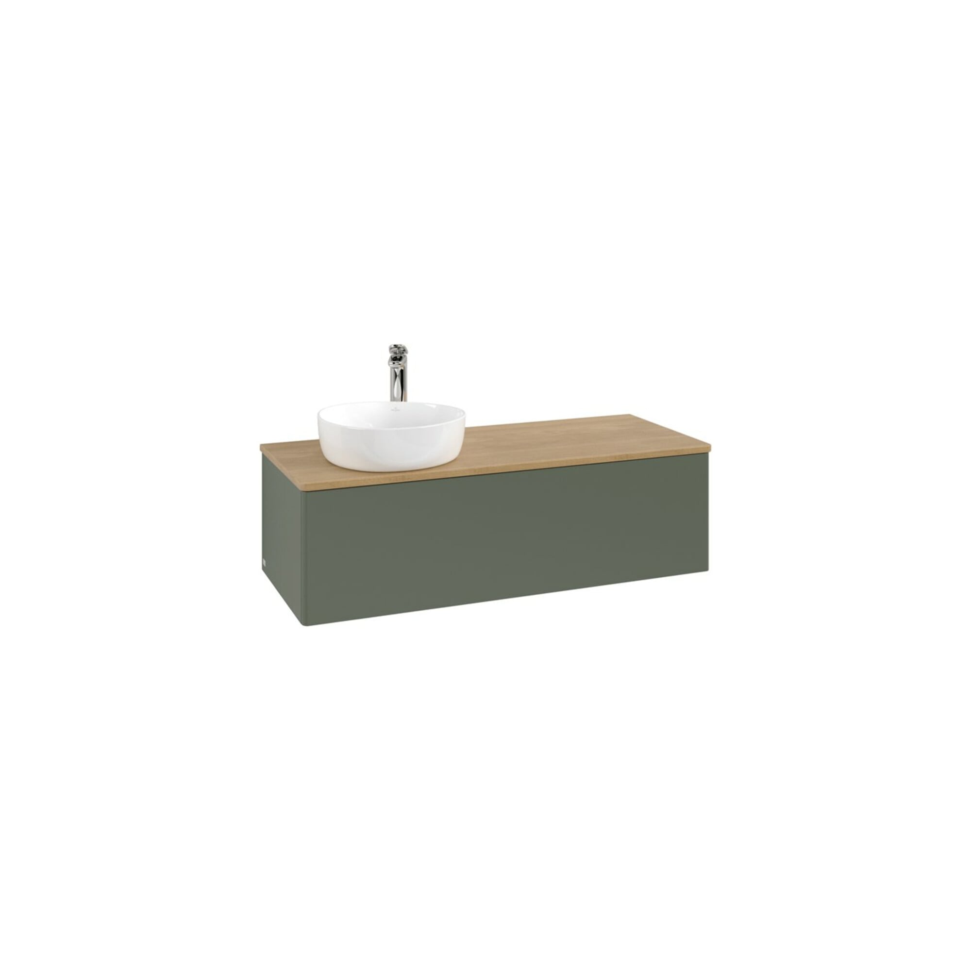 V&B Waschtischunterschrank ohne Frontstruktur Antao 120x36x50cm, HL, WBP hon. Oa, le g. m La ; Villeroy & Boch