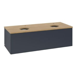 V&B Waschtischunterschrank ohne Frontstruktur Antao 120x36x50cm, HL, WBP hon. Oa, md b m Lac