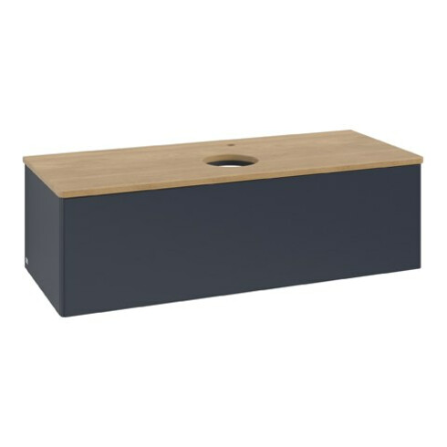 V&B Waschtischunterschrank ohne Frontstruktur Antao 120x36x50cm, HL, WBP hon. Oa, md b m Lac