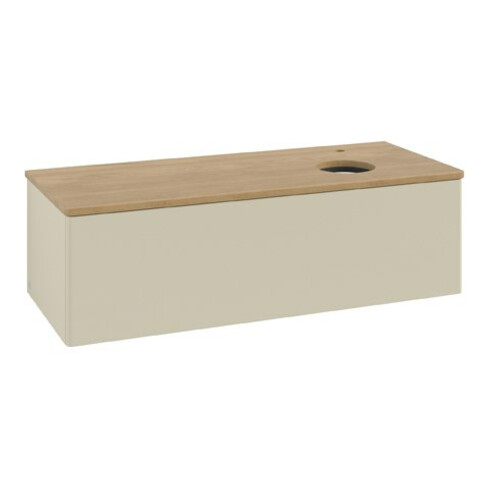 V&B Waschtischunterschrank ohne Frontstruktur Antao 120x36x50cm, HL, WBP hon. Oa, si G m Lac