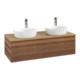 V&B Waschtischunterschrank ohne Frontstruktur Antao 120x36x50cm, HL, WBP hon. Oa, w. wal-1