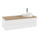 V&B Waschtischunterschrank ohne Frontstruktur Antao 120x36x50cm, HL, WBP hon. Oa, wh. m Lac-1