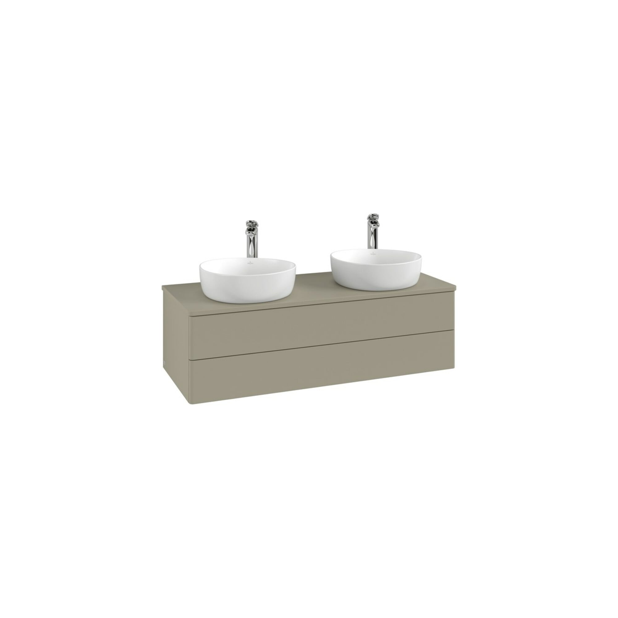 V&B Waschtischunterschrank ohne Frontstruktur Antao 120x36x50cm, HL, WBP Lac, si Gr m Lac ; Villeroy & Boch