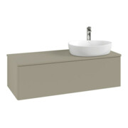 V&B Waschtischunterschrank ohne Frontstruktur Antao 120x36x50cm, HL, WBP Lac, st. Gr m Lac