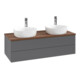 V&B Waschtischunterschrank ohne Frontstruktur Antao 120x36x50cm, HL, WBP w wa, A m Lac-1