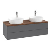 V&B Waschtischunterschrank ohne Frontstruktur Antao 120x36x50cm, HL, WBP w wa, A m Lac